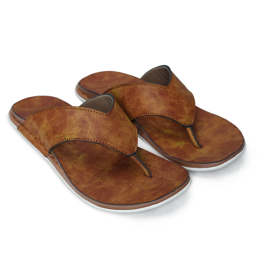     			STEPHORN Tan Men's Thong Flip Flop