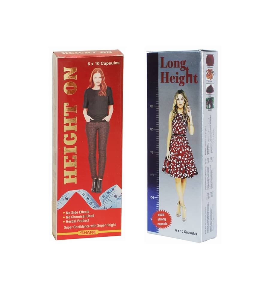     			Shane Height On capsules 60 no.s & G&G Long Height Capsule 60 no.s Pack of 2