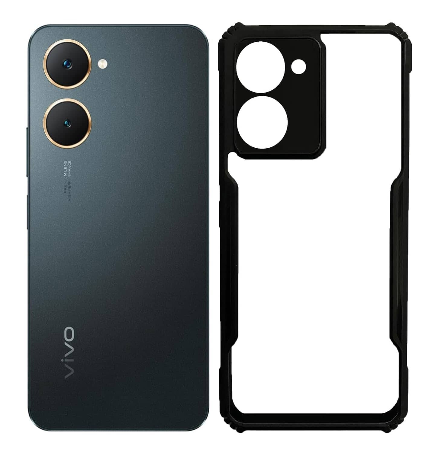 ZAMN Shock Proof Case Compatible For Polycarbonate Vivo Y18 ( )