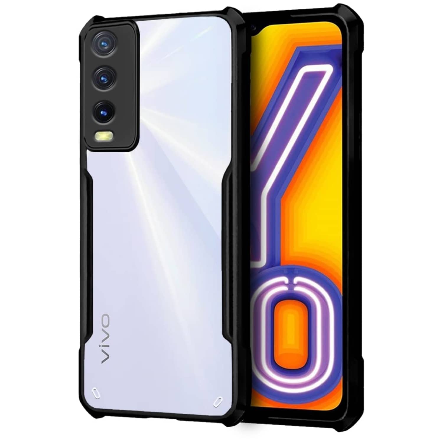 ZAMN Shock Proof Case Compatible For Polycarbonate Vivo Y20 ( )