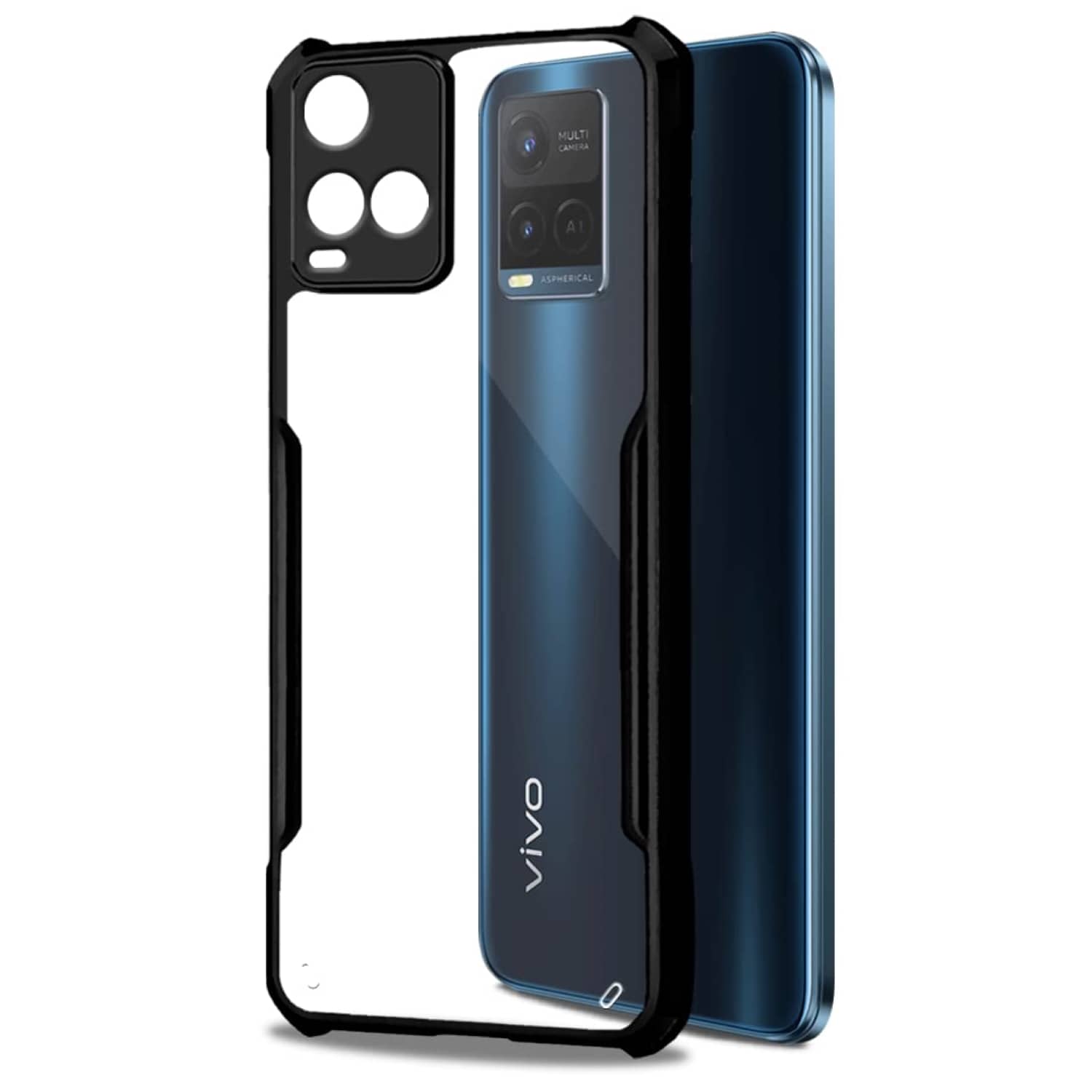 ZAMN Shock Proof Case Compatible For Polycarbonate VIVO Y33S ( )