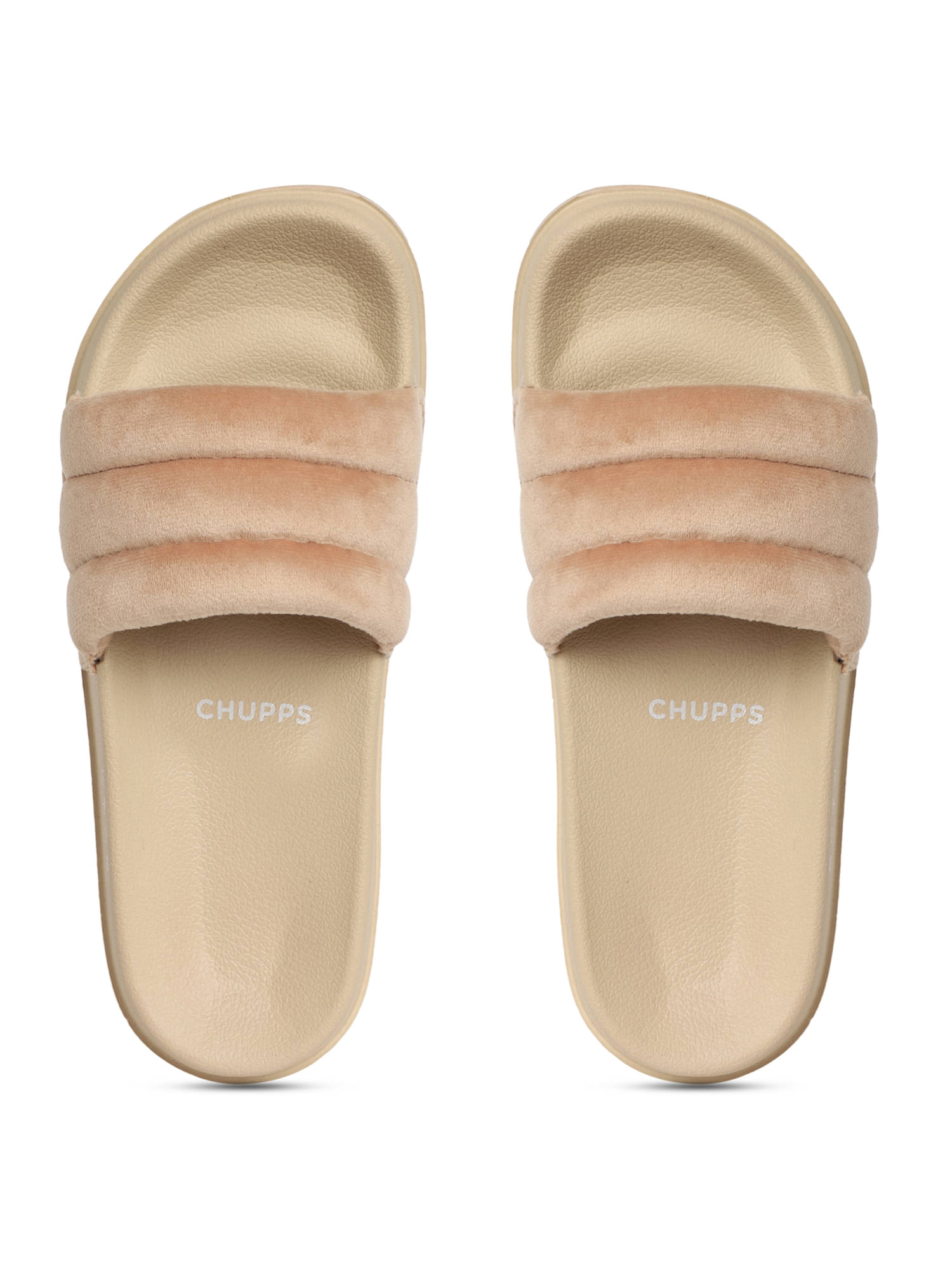     			CHUPPS Beige Women's Slide
