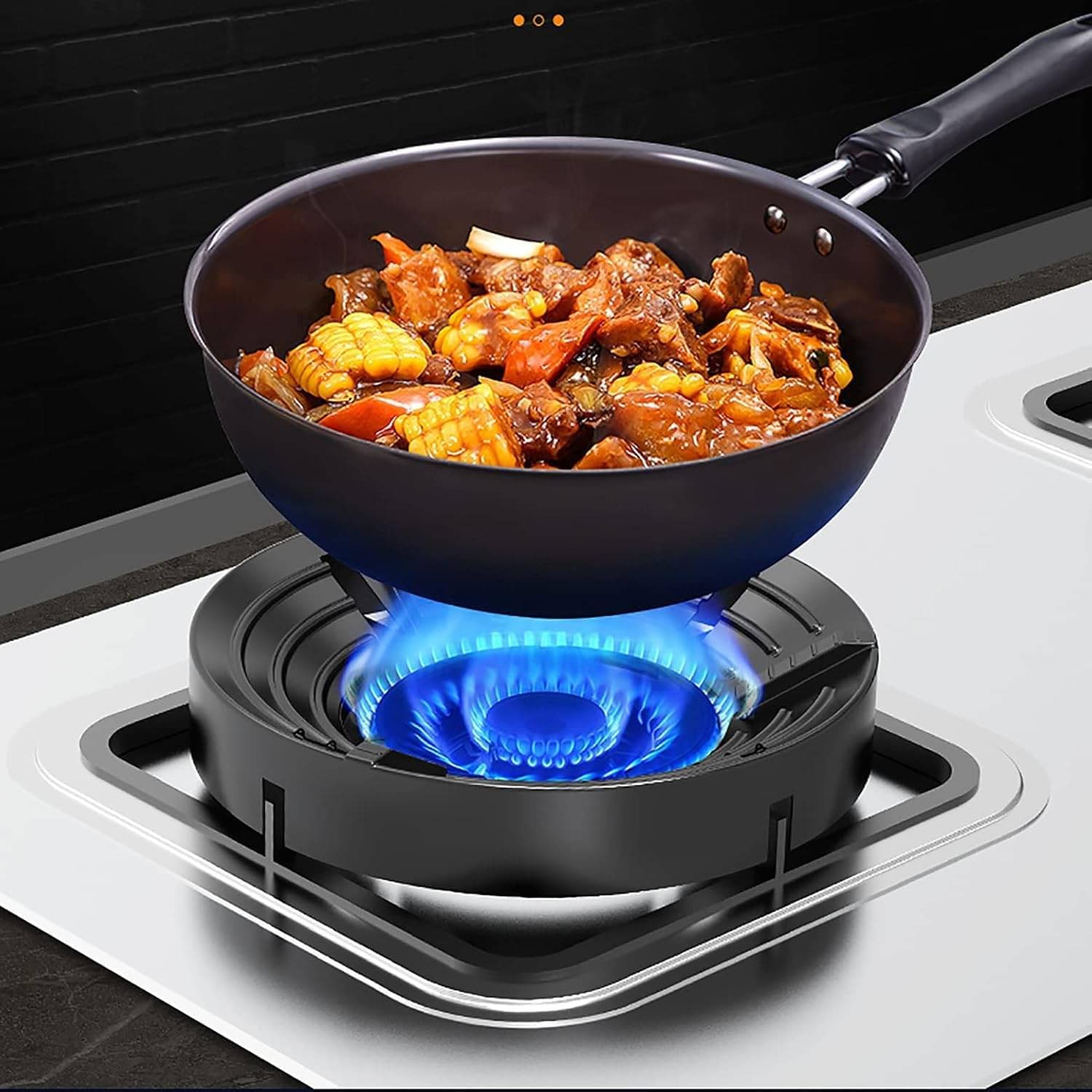 HORSE FIT Gas Saver Burner Stand Gas Chula/Burner Cover Gas Flame Saving Burner Protector from Wind Gas Stove Stand for Burner Gas Stove Accessories Gas Ring for Indian Gas HORSE FIT Gas Saver Burner Stand Gas Chula/Burner Cover Gas Flame Saving Burner Protector from Wind Gas Stove Stand for Burner Gas Stove Accessories Gas Ring for Indian Gas