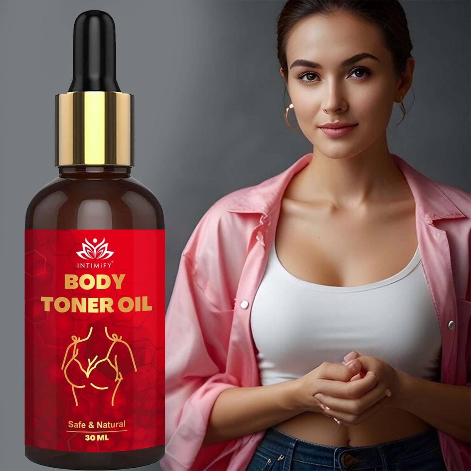 Intimify Breast Oil, Female Massage Oil, Breast Enlargement Oil, Women Oil, Intimate Oil, 30 mL Intimify Breast Oil, Female Massage Oil, Breast Enlargement Oil, Women Oil, Intimate Oil, 30 mL