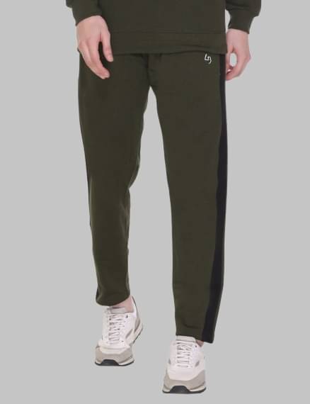 LEEBONEE Olive Green Fleece Men's Trackpants ( Pack of 1 ) LEEBONEE Olive Green Fleece Men's Trackpants ( Pack of 1 )