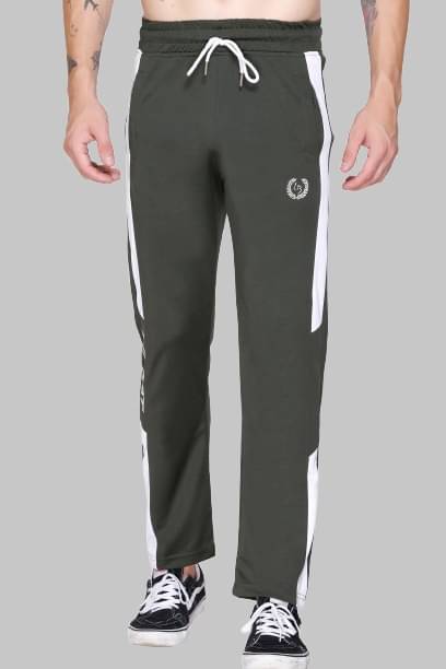 LEEBONEE Olive Green Polyester Men's Trackpants ( Pack of 1 ) LEEBONEE Olive Green Polyester Men's Trackpants ( Pack of 1 )