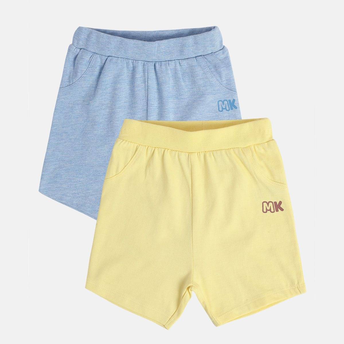     			Miniklub Baby Boys Pack Of 2 Shorts (Multi)