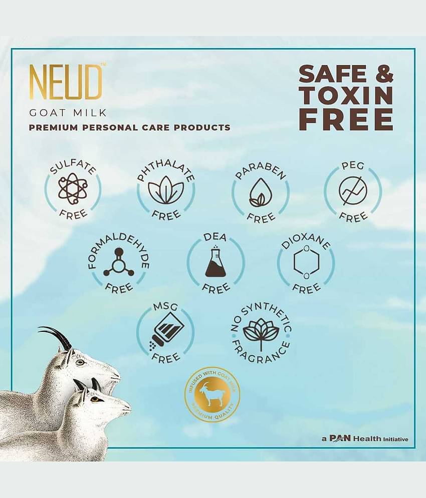 NEUD Goat Milk Premium Hair Conditioner Crme Rinse 600 mL Pack of 2
