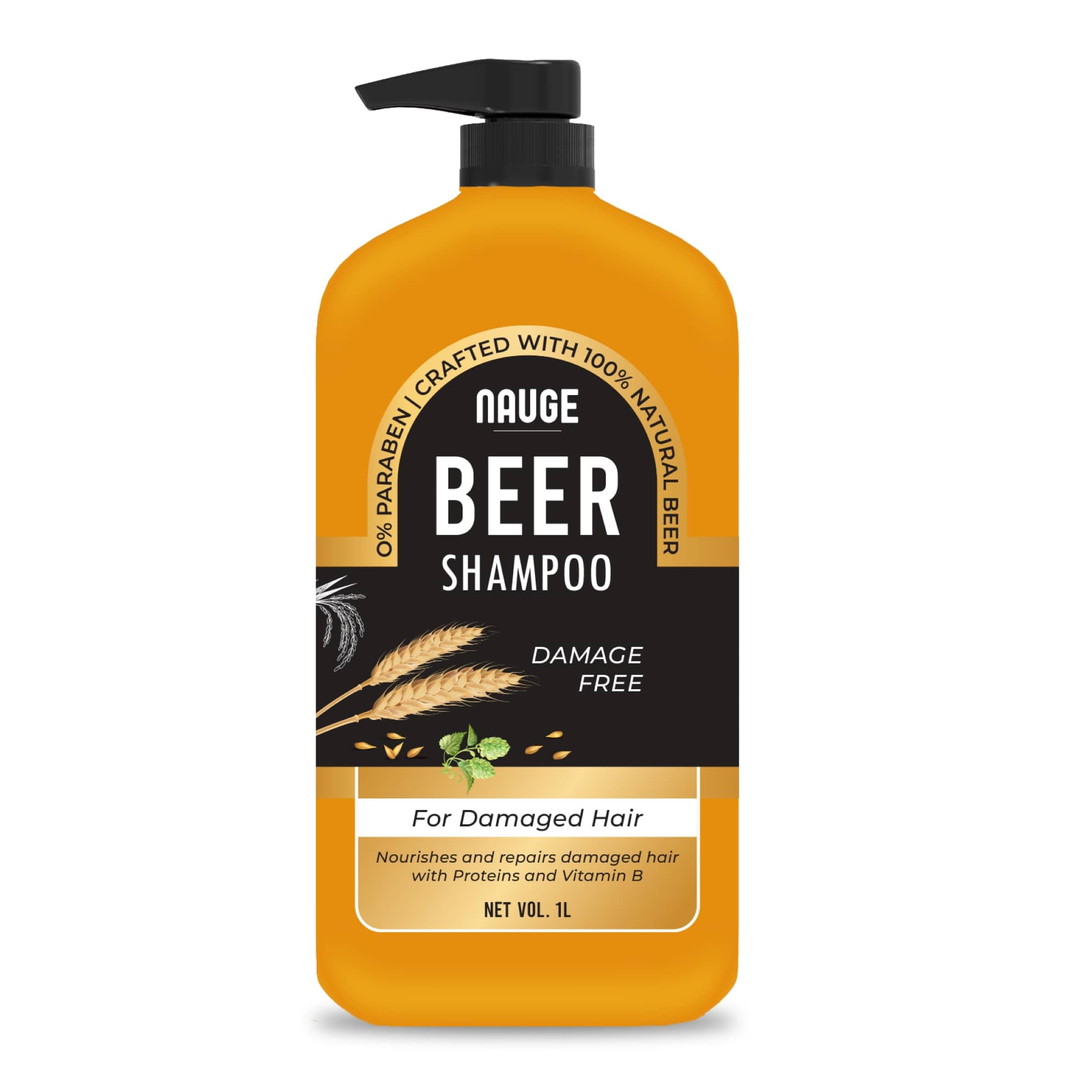 Nauge Anti Dandruff Shampoo 1 L ( Pack of 1 )