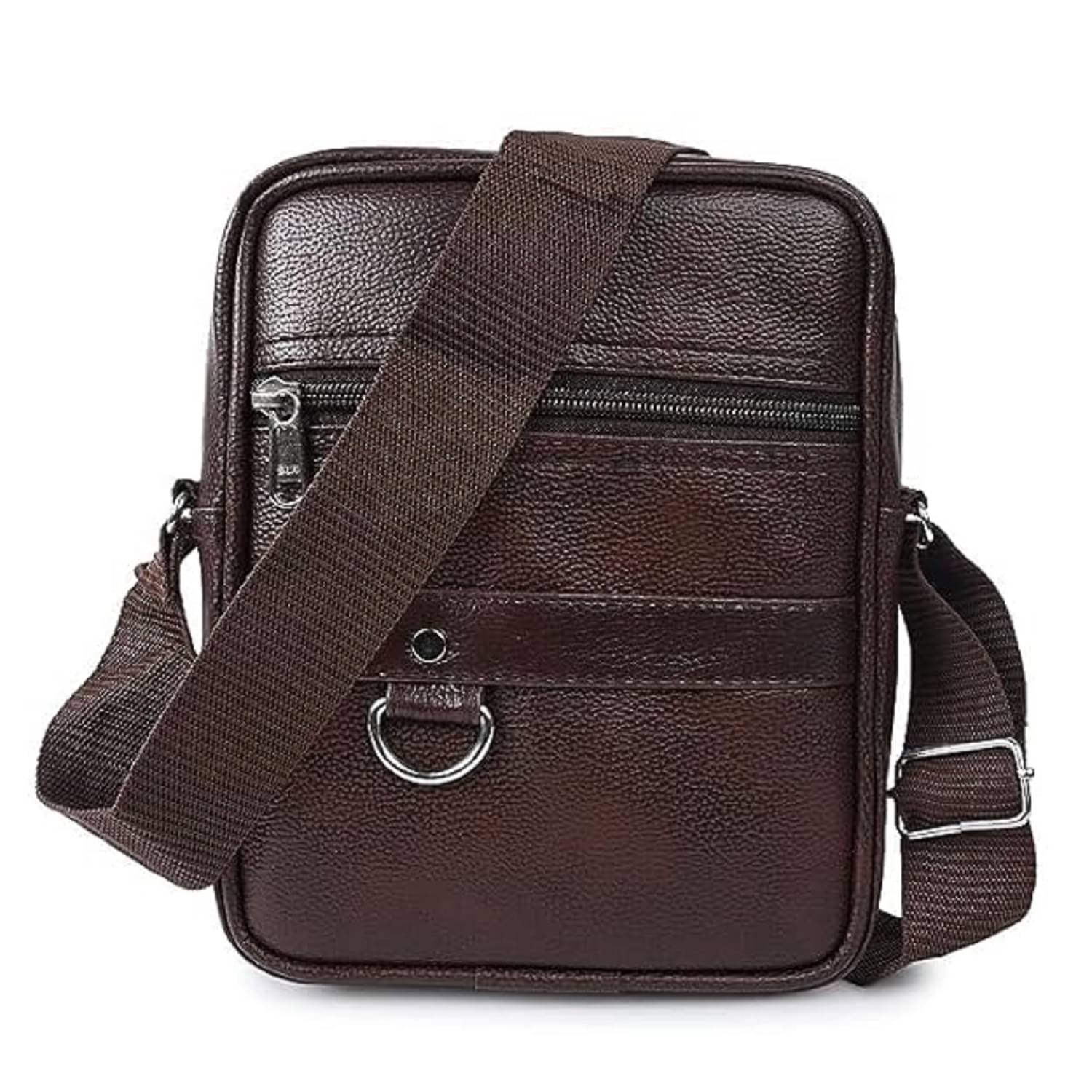     			Nice Purse Brown Solid Messenger Bag