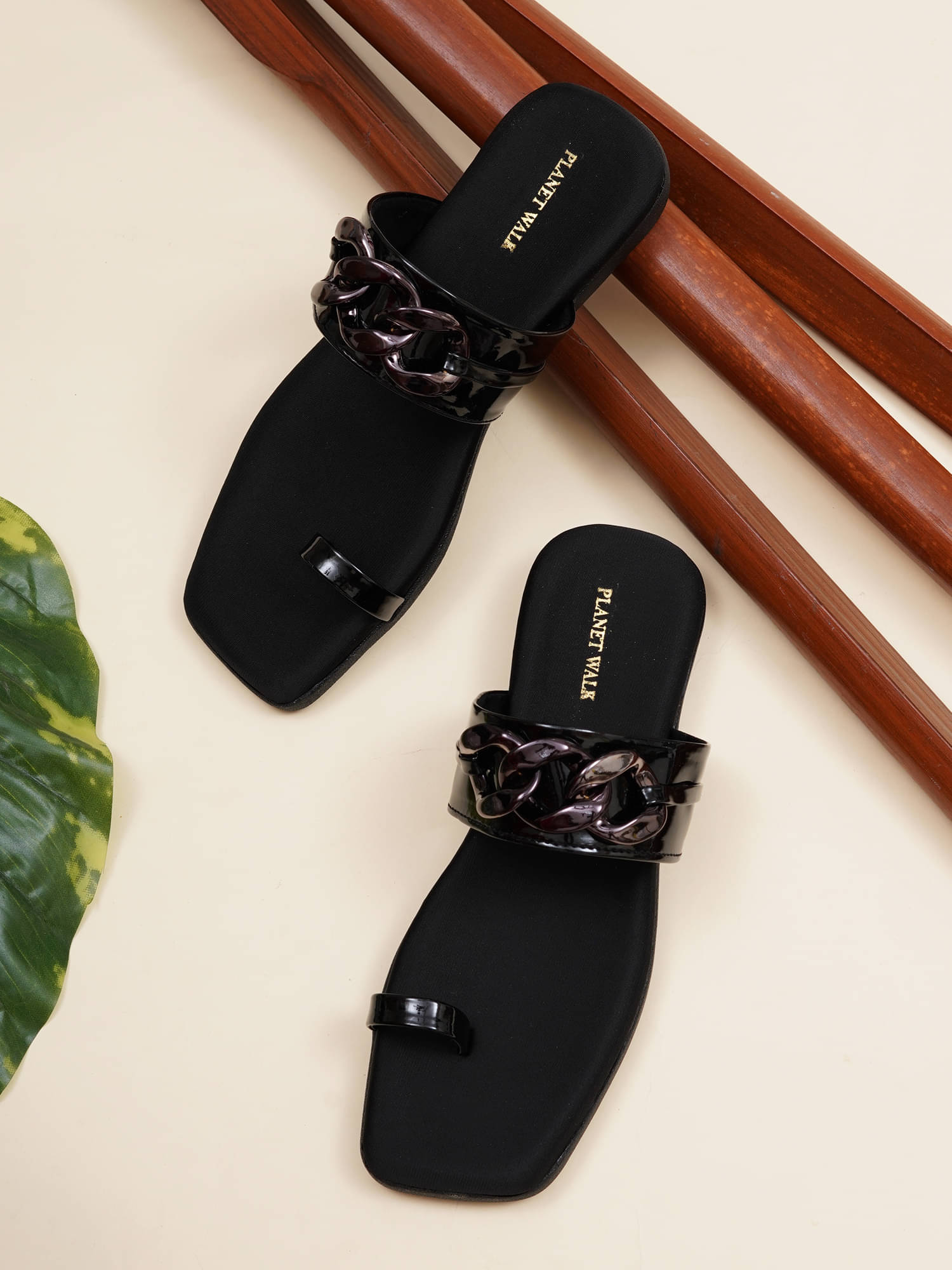 PLANET WALK Black Women's Flats PLANET WALK Black Women's Flats