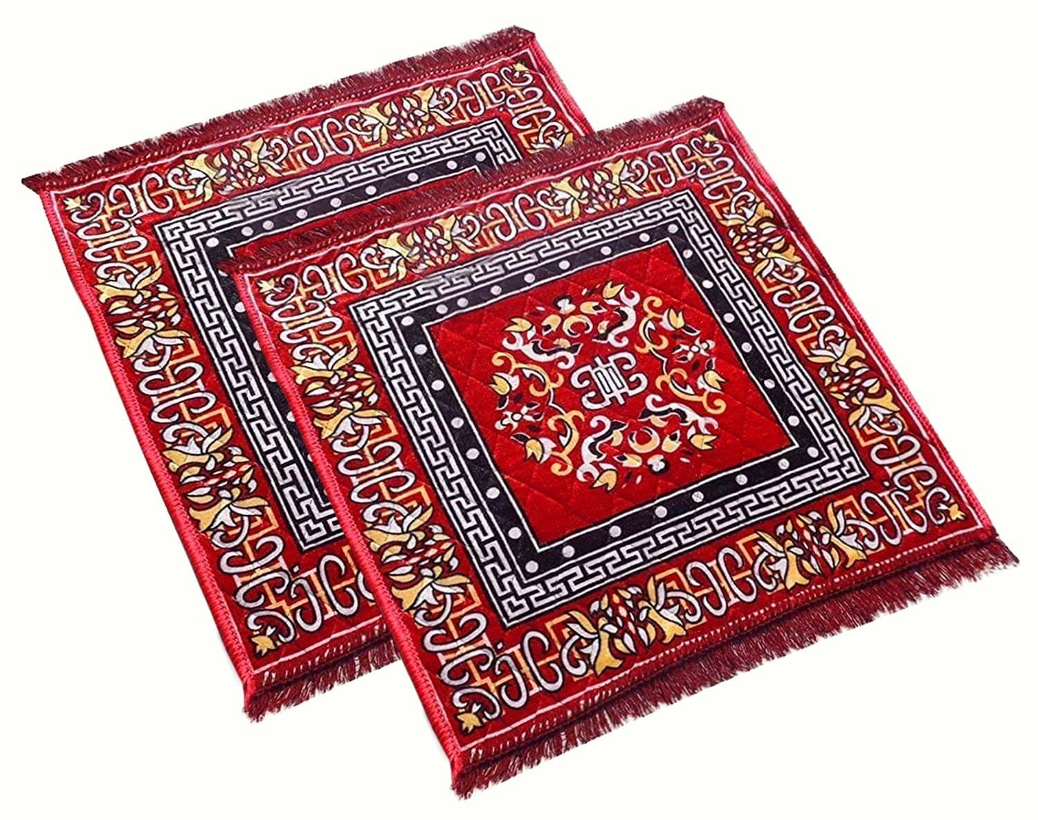     			SHIVSHAKTI Pooja Kit Prayer Mat/Aasan/Pooja ( Pack of 2 )