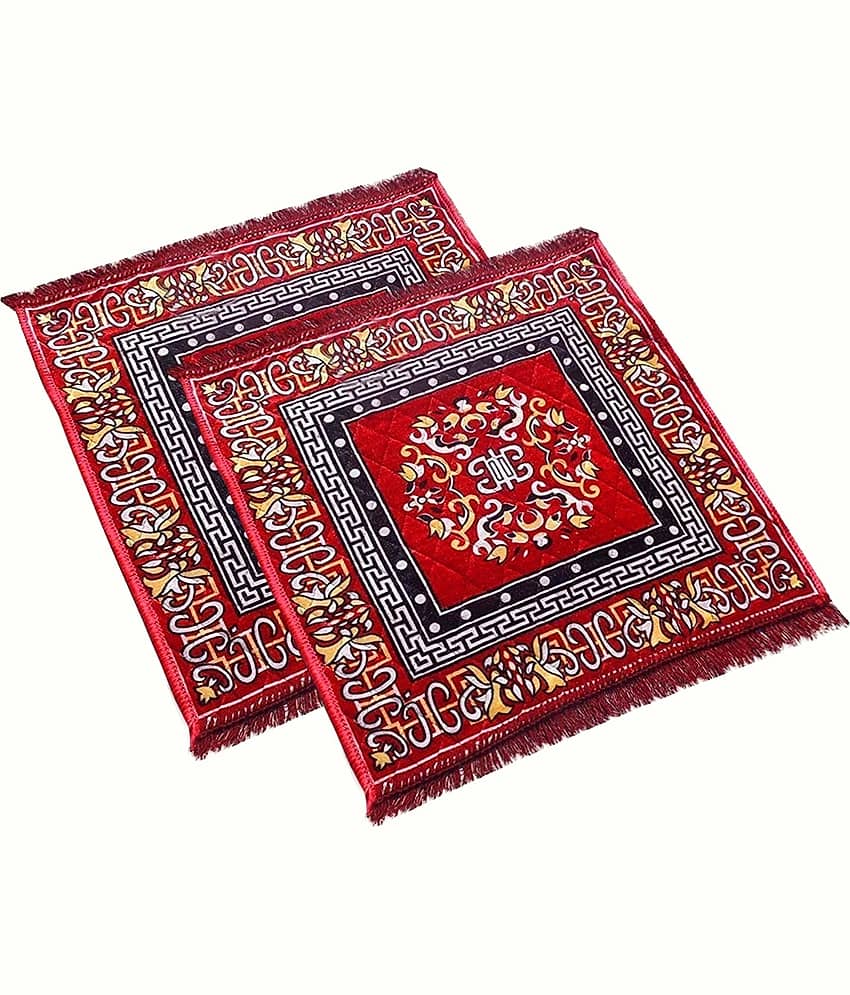 SHIVSHAKTI Pooja Kit Prayer Mat/Aasan/Pooja ( Pack of 2 )