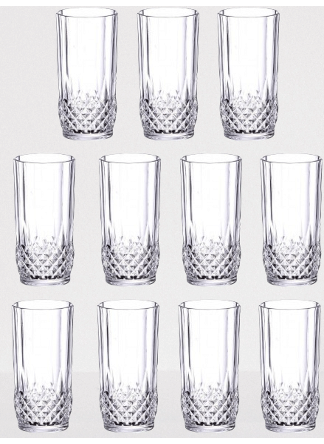 Somil Party Glass/Beer Mug Glass Plain Water Glass 350 ml ( Pack of 11 ) Transparent Somil Party Glass/Beer Mug Glass Plain Water Glass 350 ml ( Pack of 11 ) Transparent