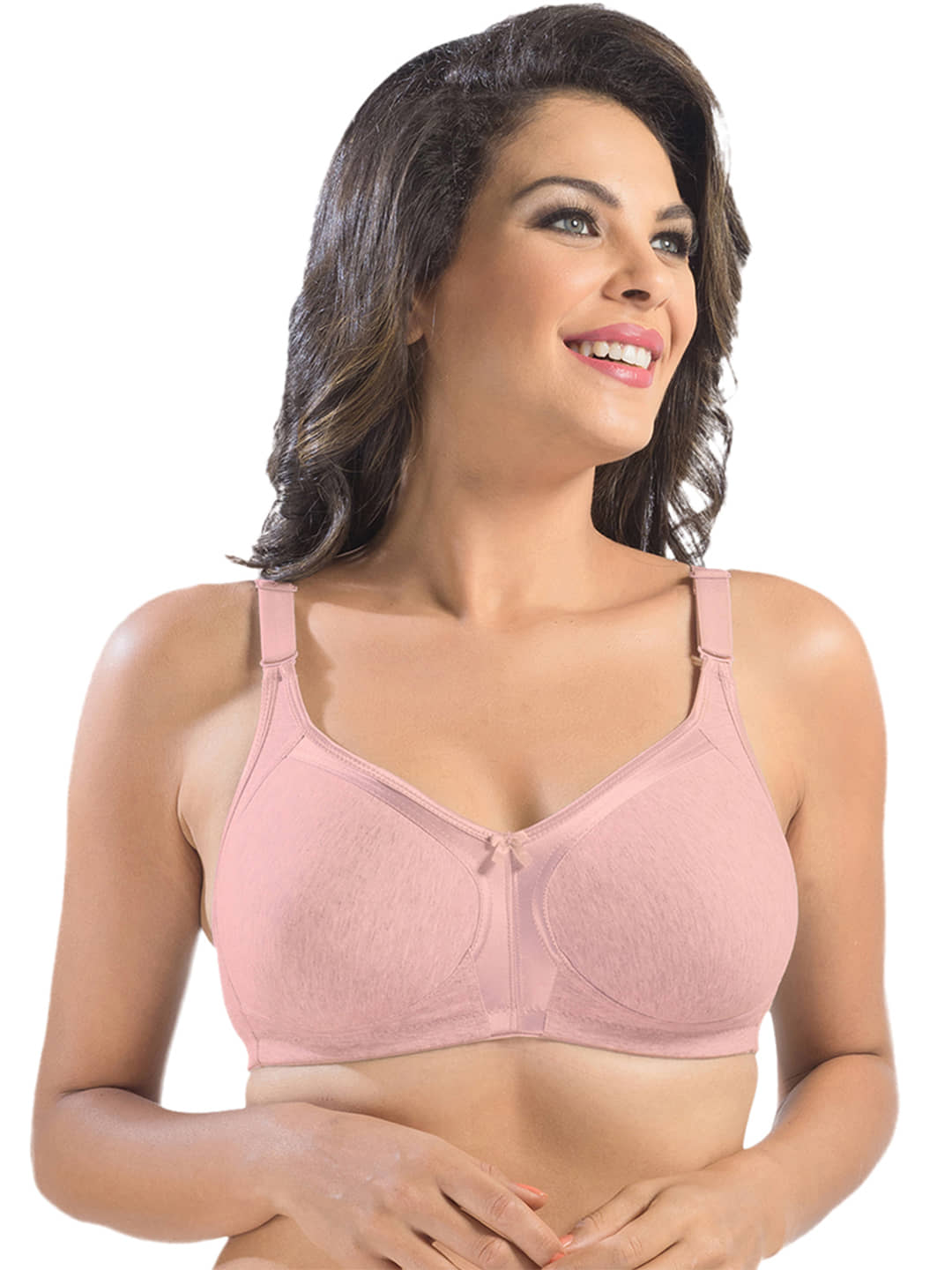 Sonari Cotton Non Padded Women's Minimizer Bra ( Pink ) zoyapink