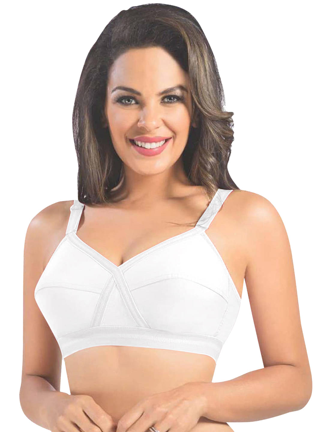     			Sonari Polyester Non Padded Women's Minimizer Bra ( White ) kirtikawhite