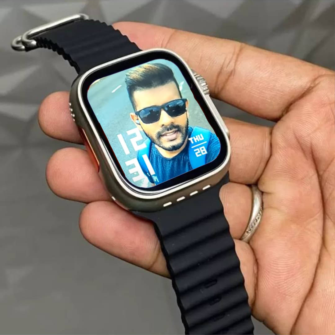     			Tecsox Tecwatch 1.99" Screen BT Calling Black Smart Watch