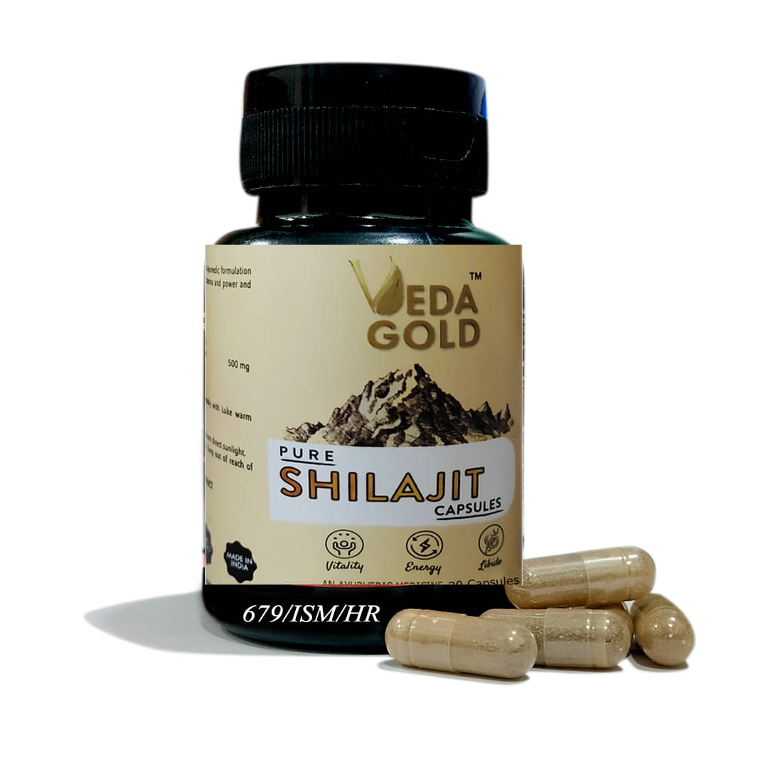     			Veda Gold Shilajit Capsules: Natural Power