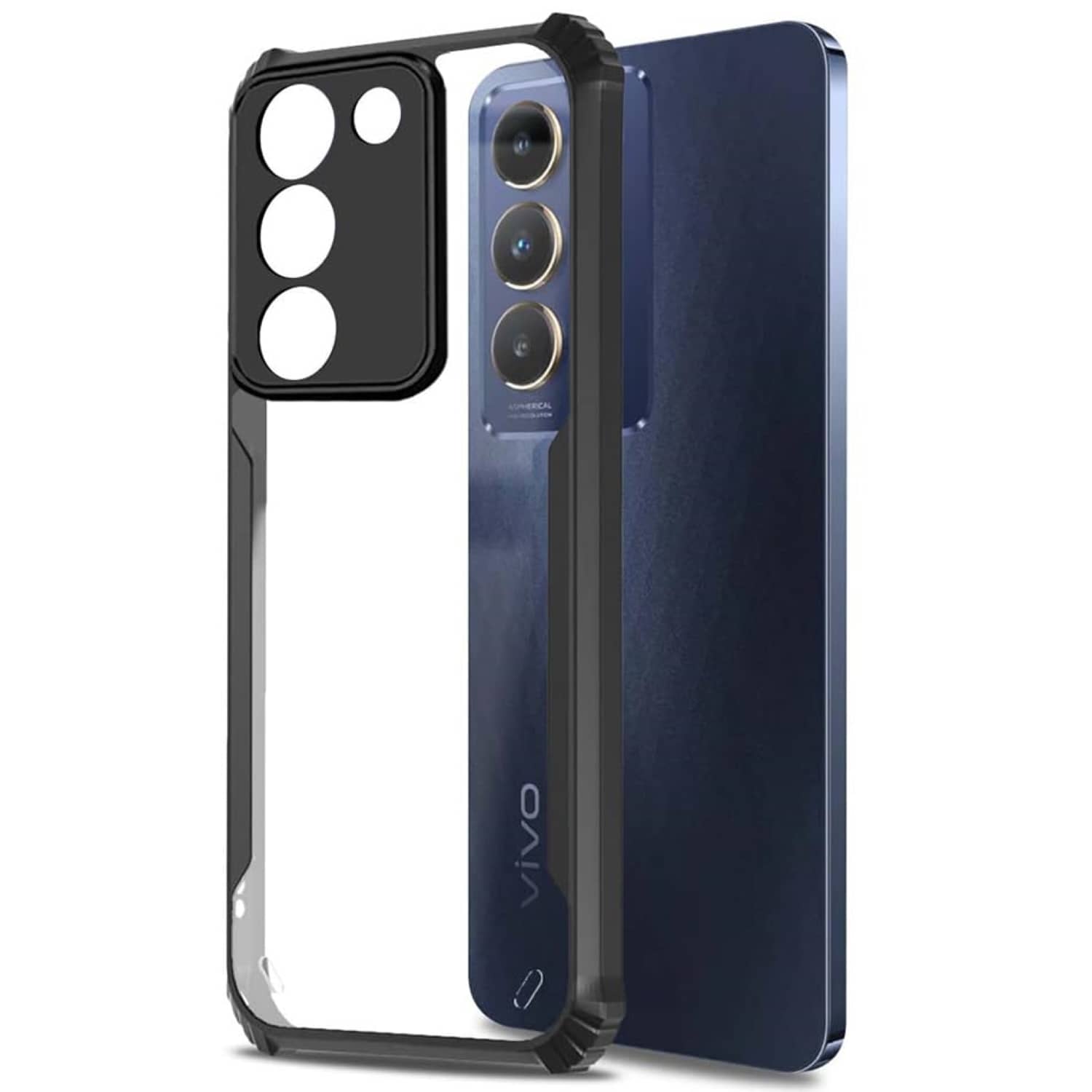 ZAMN Bumper Cases Compatible For Polycarbonate Vivo T3 5G ( )
