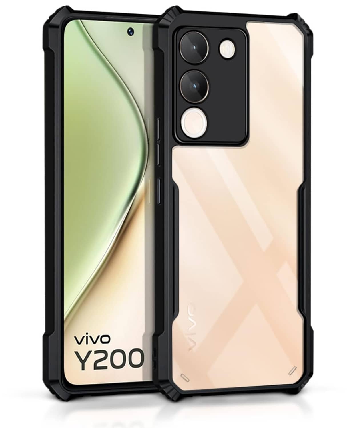 ZAMN Hybrid Covers Compatible For Polycarbonate Vivo Y200 ( )