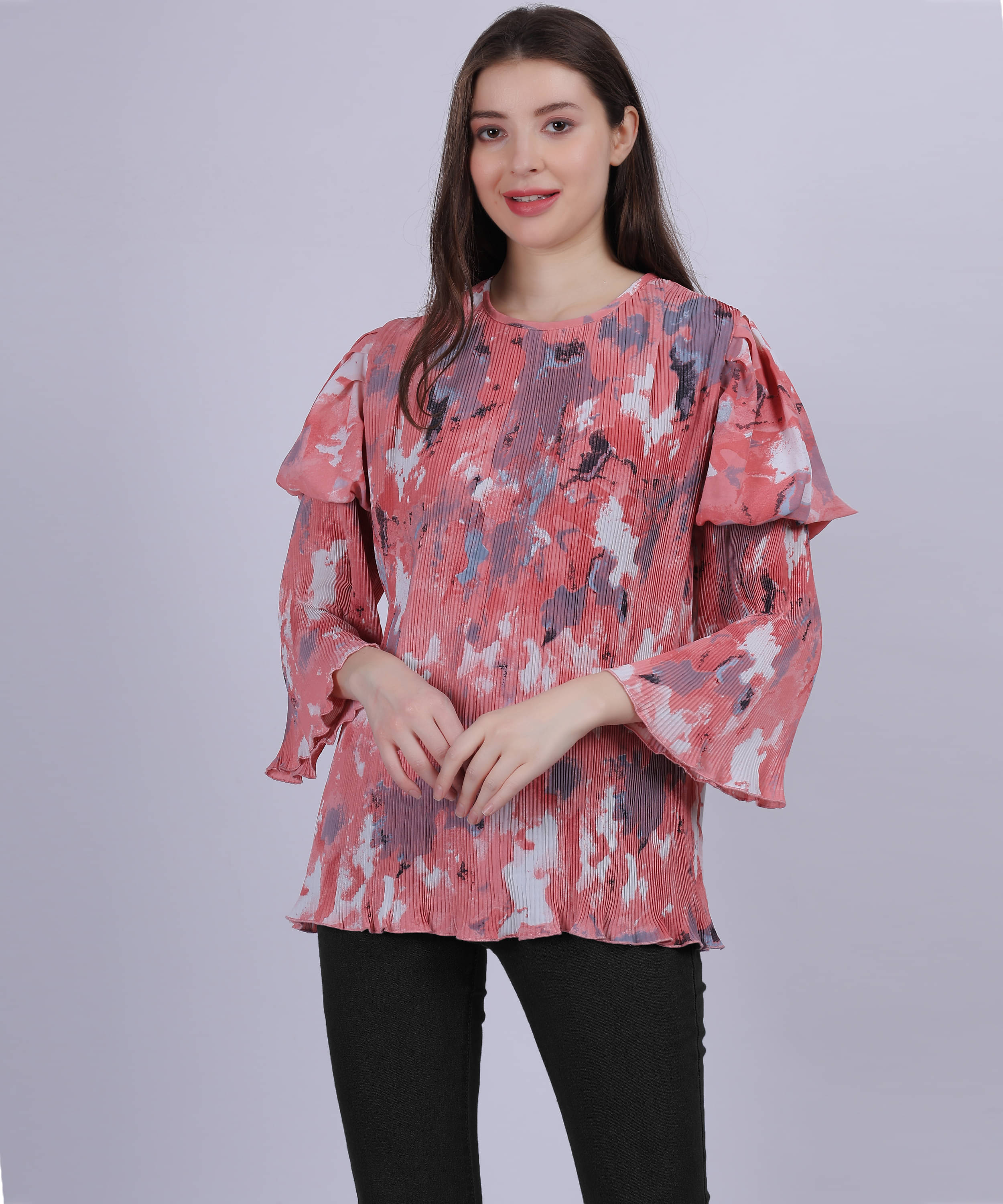 aumbe Women's Polyester Regular Top ( Pink ) aumbe Women's Polyester Regular Top ( Pink )