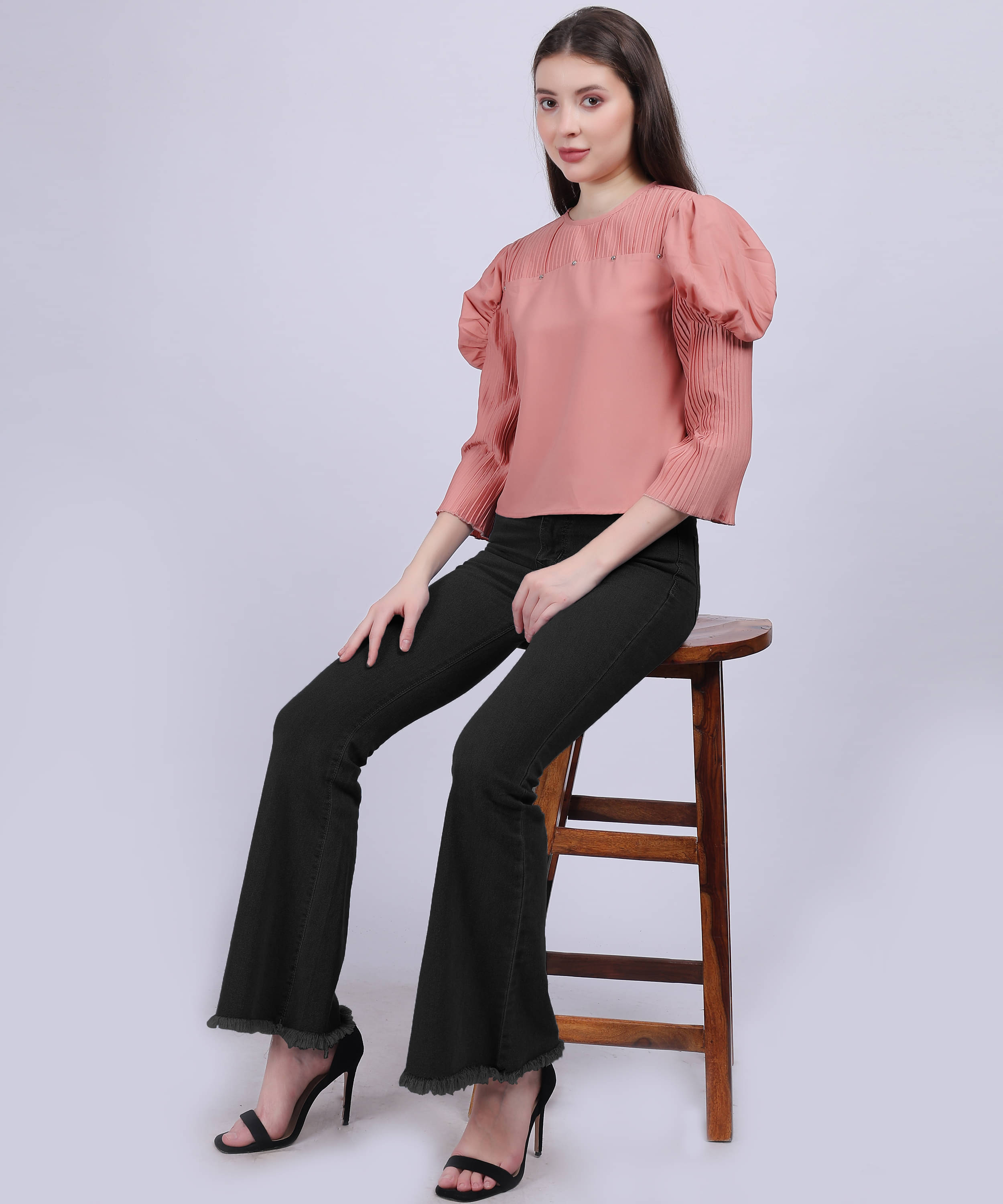 aumbe Women's Polyester Regular Top ( Pink ) aumbe Women's Polyester Regular Top ( Pink )