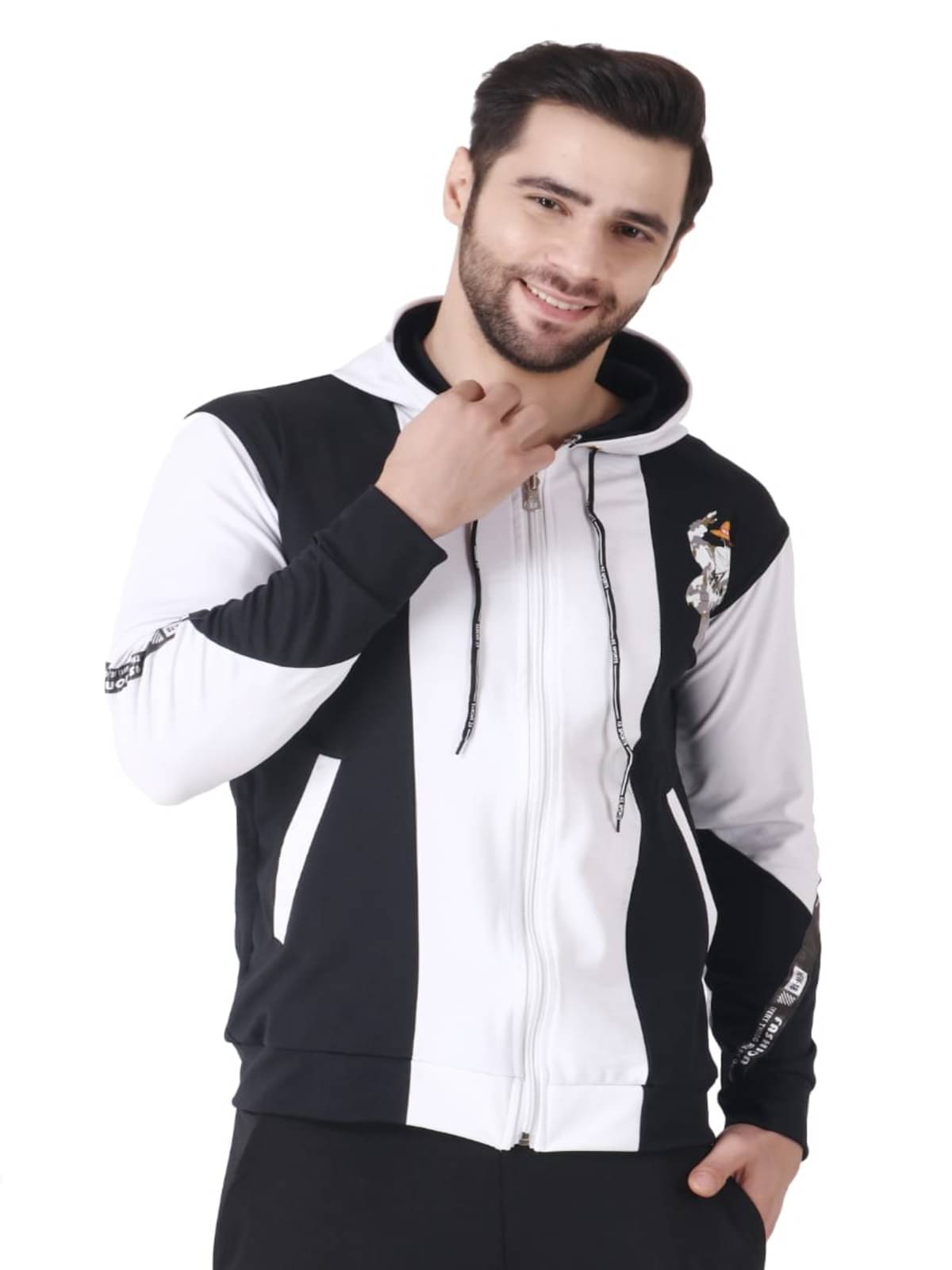 yellow tree Polyester Men's Casual Jacket - Black ( Pack of 1 )     			yellow tree Polyester Men's Casual Jacket - Black ( Pack of 1 )