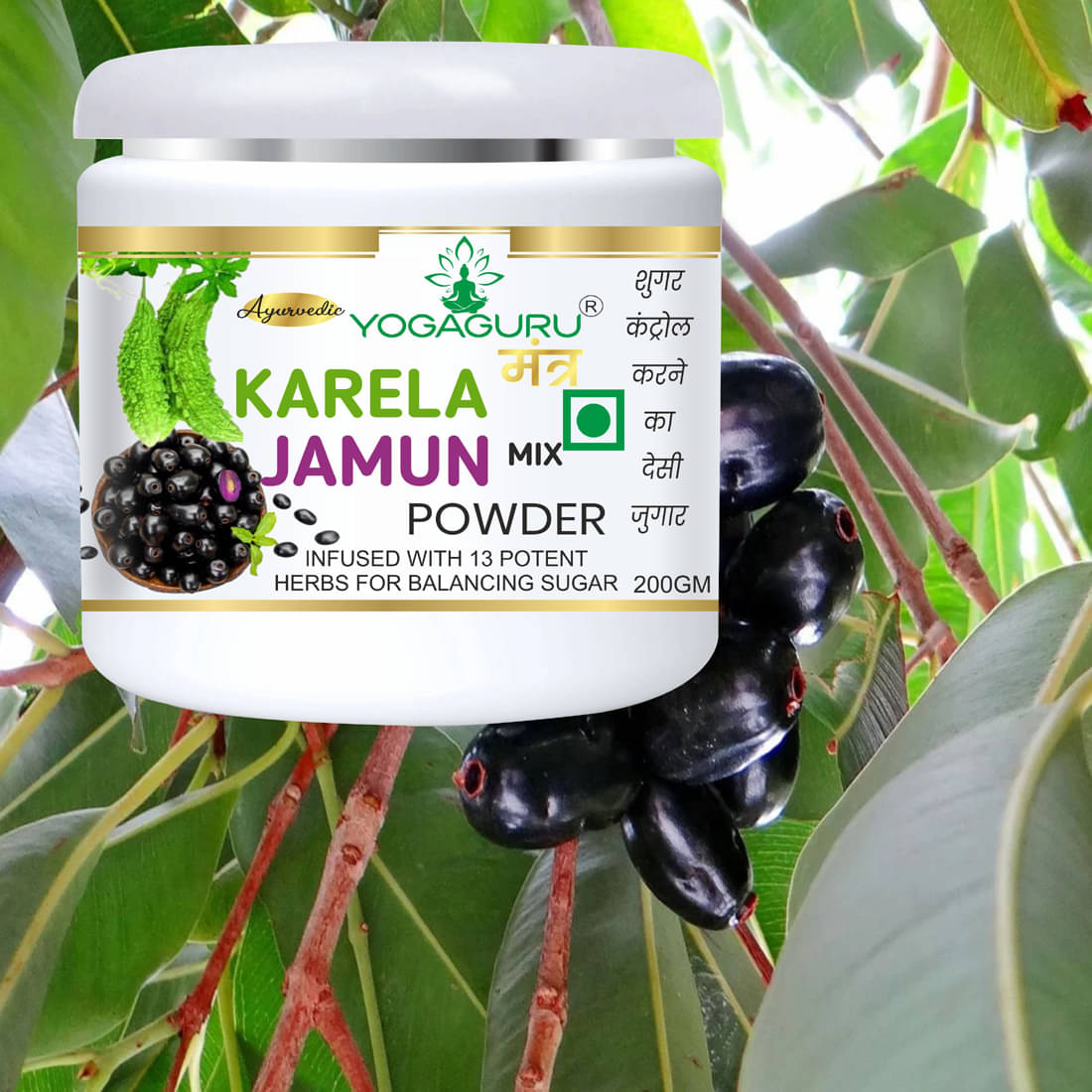     			Yogaguru Mantr Oragnics Powder 200 Gm