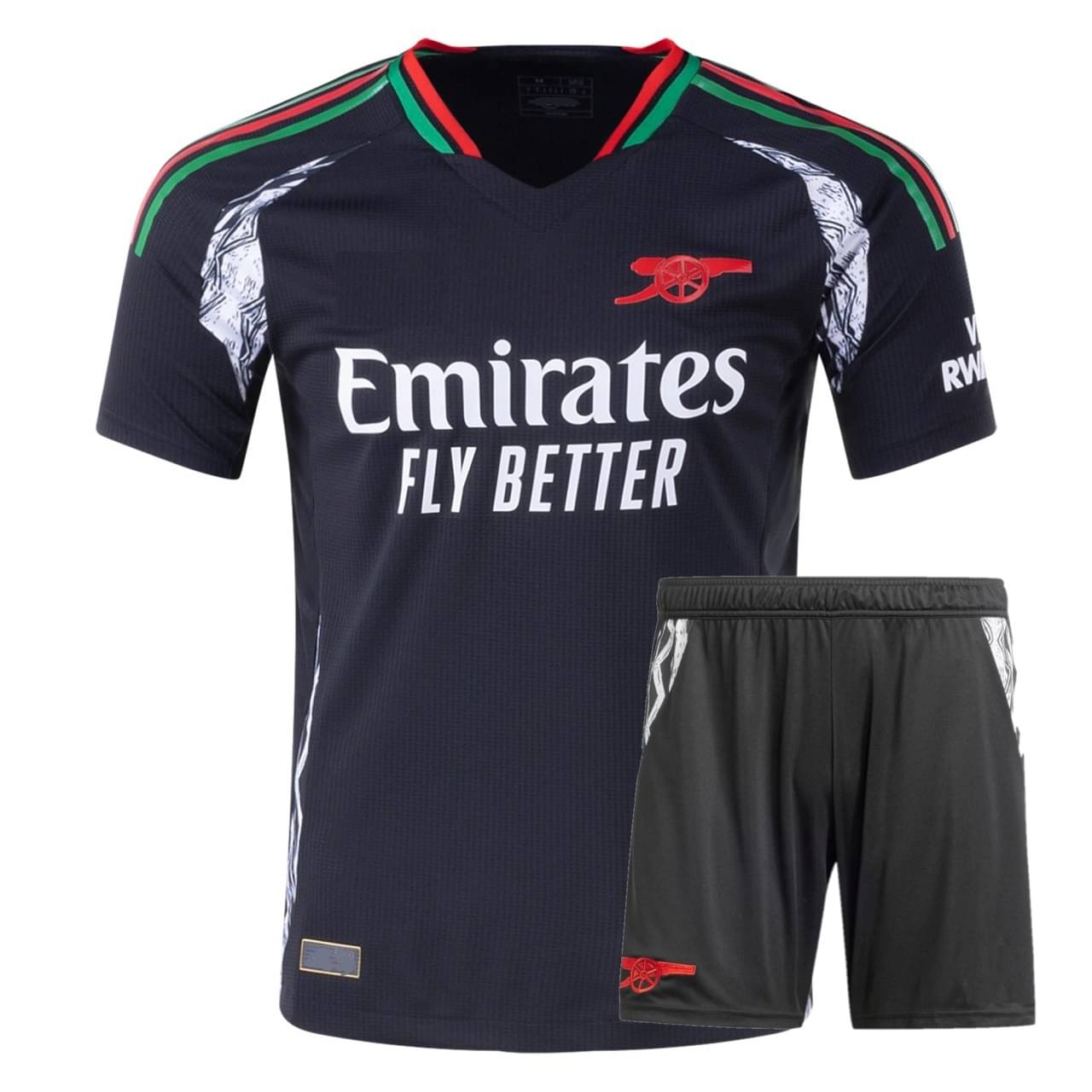 ARSENL AWAY JERSEY & SHORTS 2024/25 FOR MEN & WOMEN UNISEX     			ARSENL AWAY JERSEY & SHORTS 2024/25 FOR MEN & WOMEN UNISEX