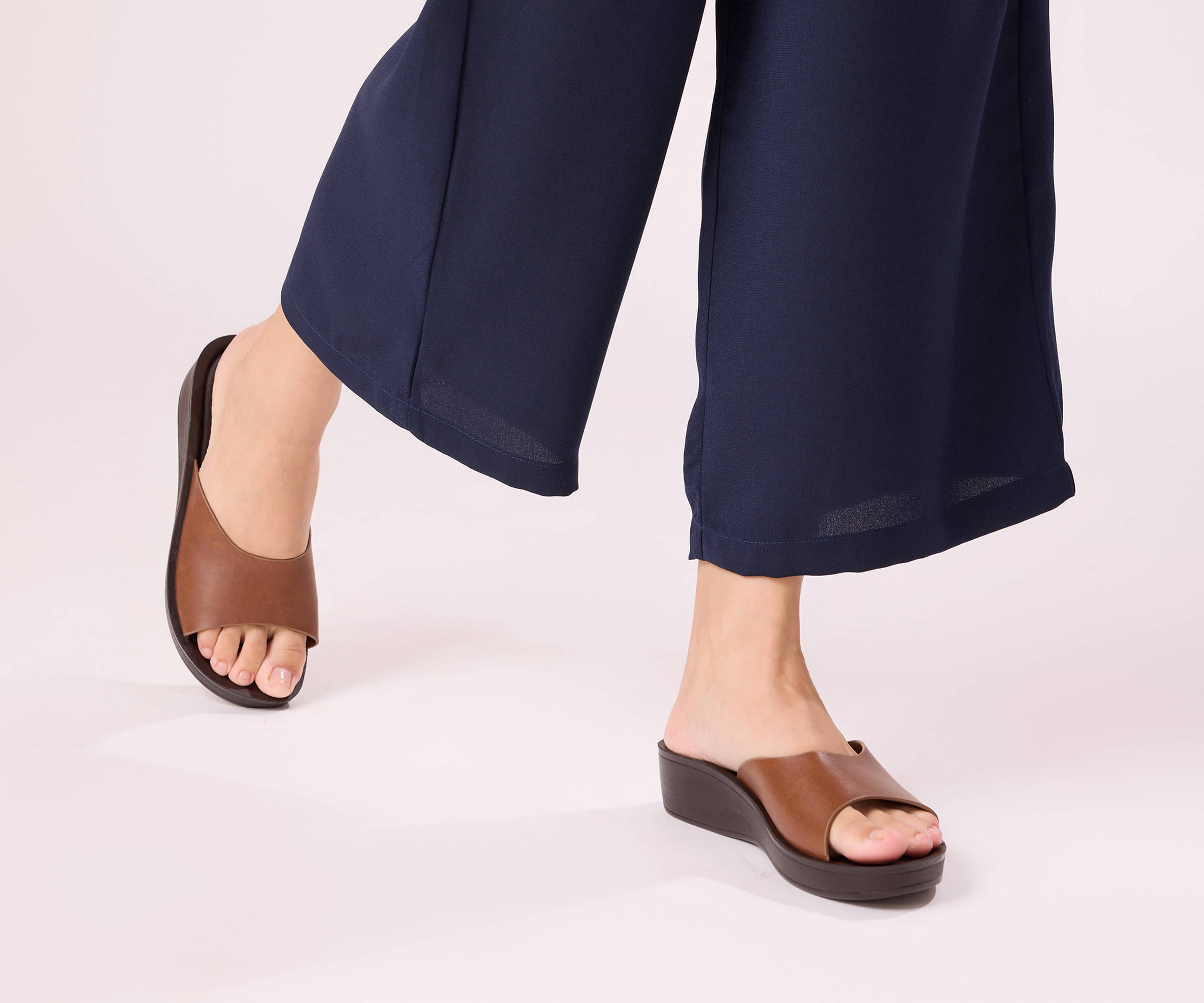     			Aerowalk Brown Women's Flip Flop