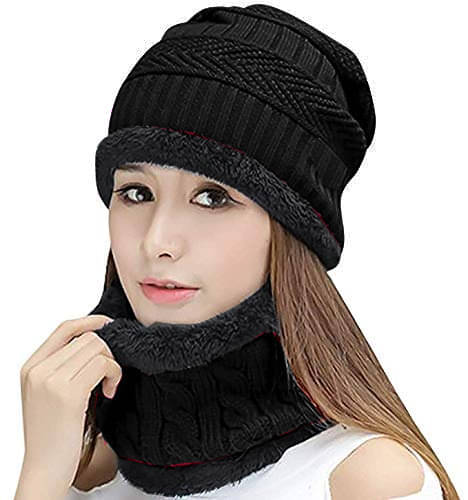 CAT BUNNY Black Woollen Men's Cap ( Pack of 1 ) CAT BUNNY Black Woollen Men's Cap ( Pack of 1 )