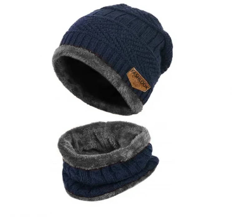     			CAT BUNNY Navy Woollen Men's Cap ( Pack of 1 )