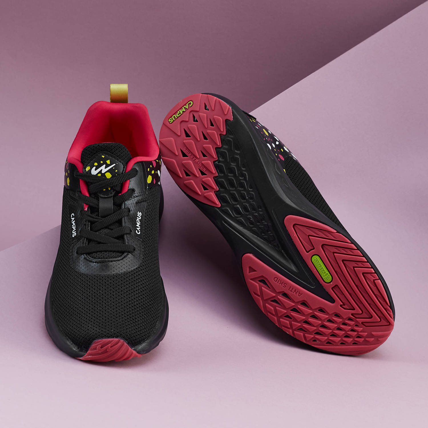     			Campus - Black Women's Running Shoes