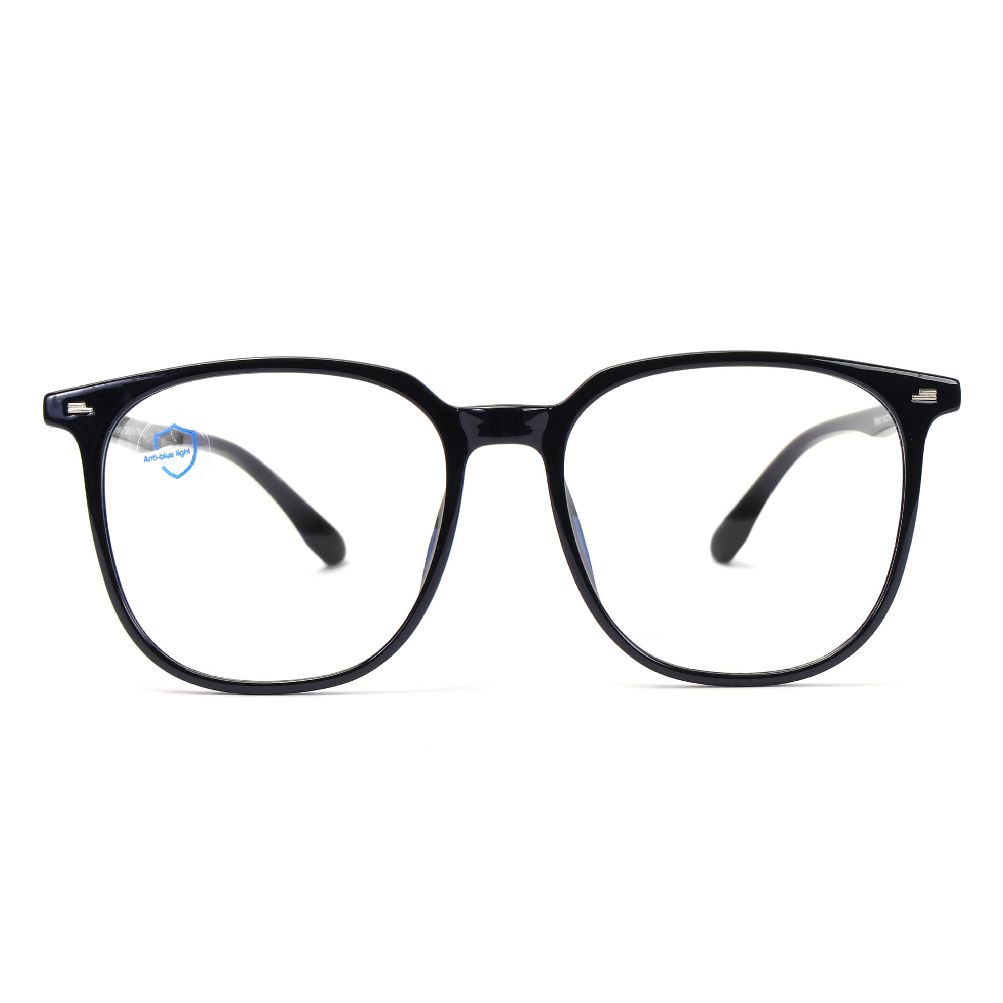     			Hexxa Black Oversized Eyeglass Frame ( Pack of 1 )