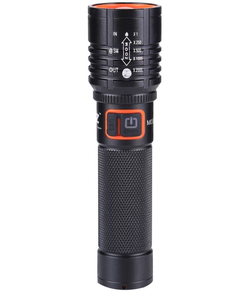     			Kadio - 3W Rechargeable Flashlight Torch ( Pack of 1 )
