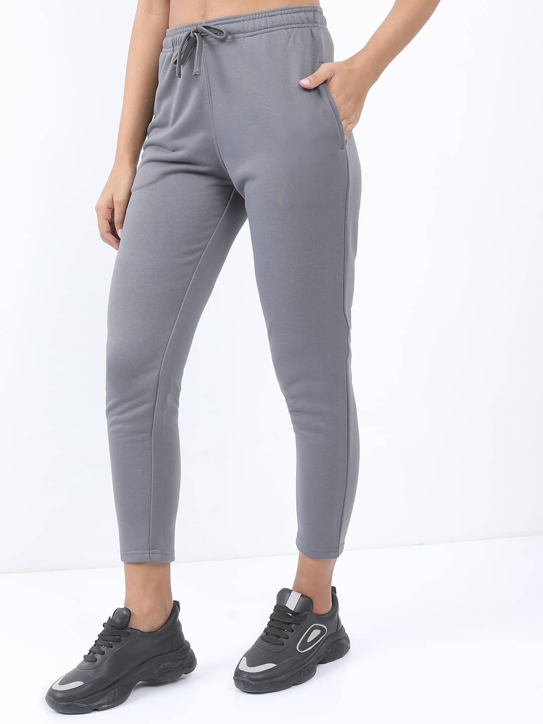     			Ketch Grey Polyester Women's Running Trackpants ( Pack of 1 )