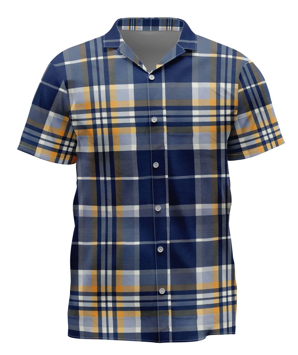 Leotude Cotton Blend Regular Fit Colorblock Half Sleeves Men's Casual Shirt - Blue ( Pack of 1 )