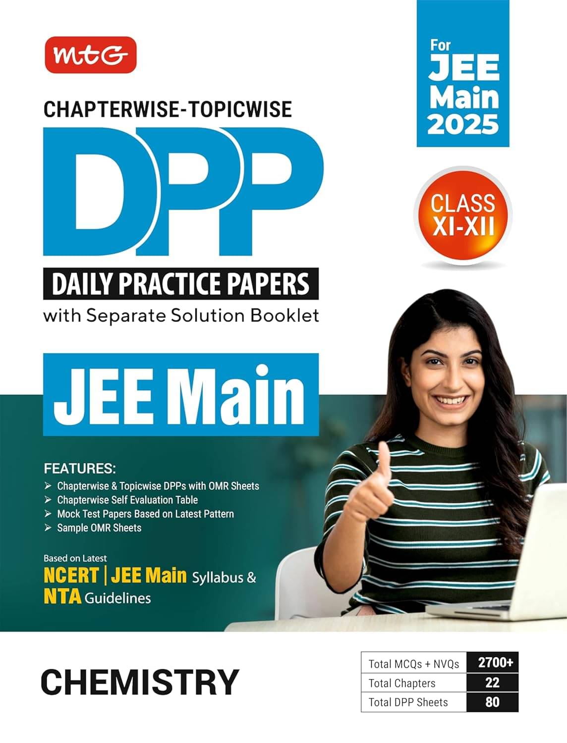 MTG Chapterwise Topicwise DPP JEE Main Chemistry (Daily Practice Papers) With Separate Solution Booklet | Mock Test Papers & OMR Sheet | Based on Latest JEE Exam 2025 Pattern MTG Chapterwise Topicwise DPP JEE Main Chemistry (Daily Practice Papers) With Separate Solution Booklet | Mock Test Papers & OMR Sheet | Based on Latest JEE Exam 2025 Pattern