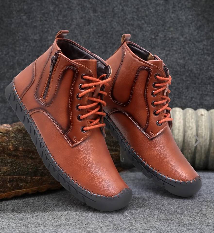     			NAAL Tan Men's Casual Boots