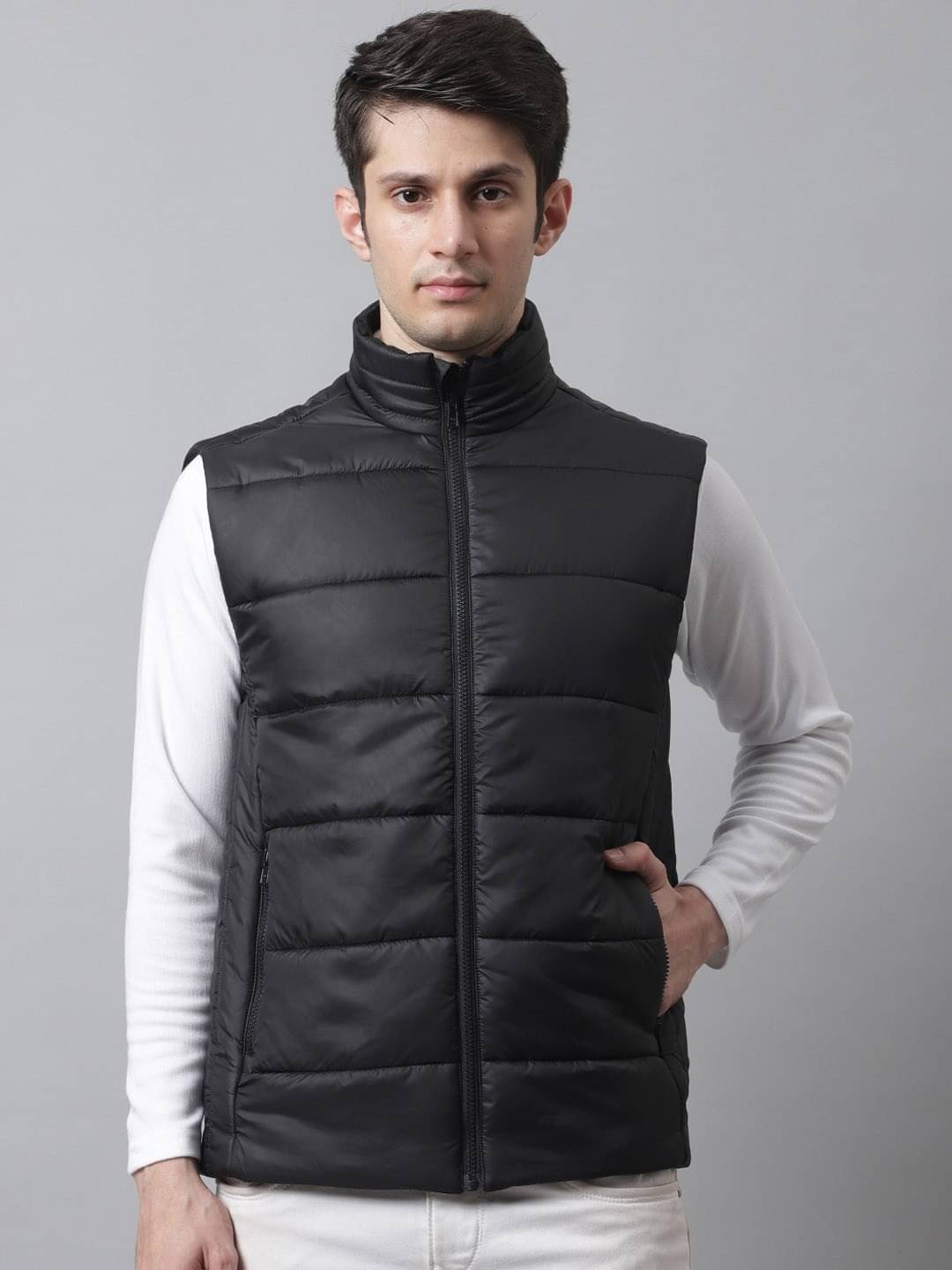 PLUS PARADISE Polyester Men's Puffer Jacket - Black ( Pack of 1 ) PLUS PARADISE Polyester Men's Puffer Jacket - Black ( Pack of 1 )