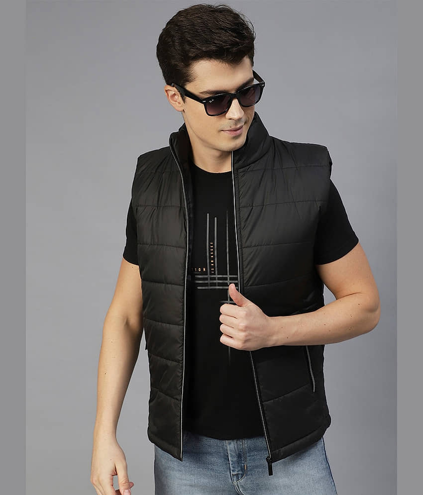 PLUS PARADISE Polyester Men's Puffer Jacket - Black ( Pack of 1 ) - Jackets & Coats | Buy online on ZillyBuy