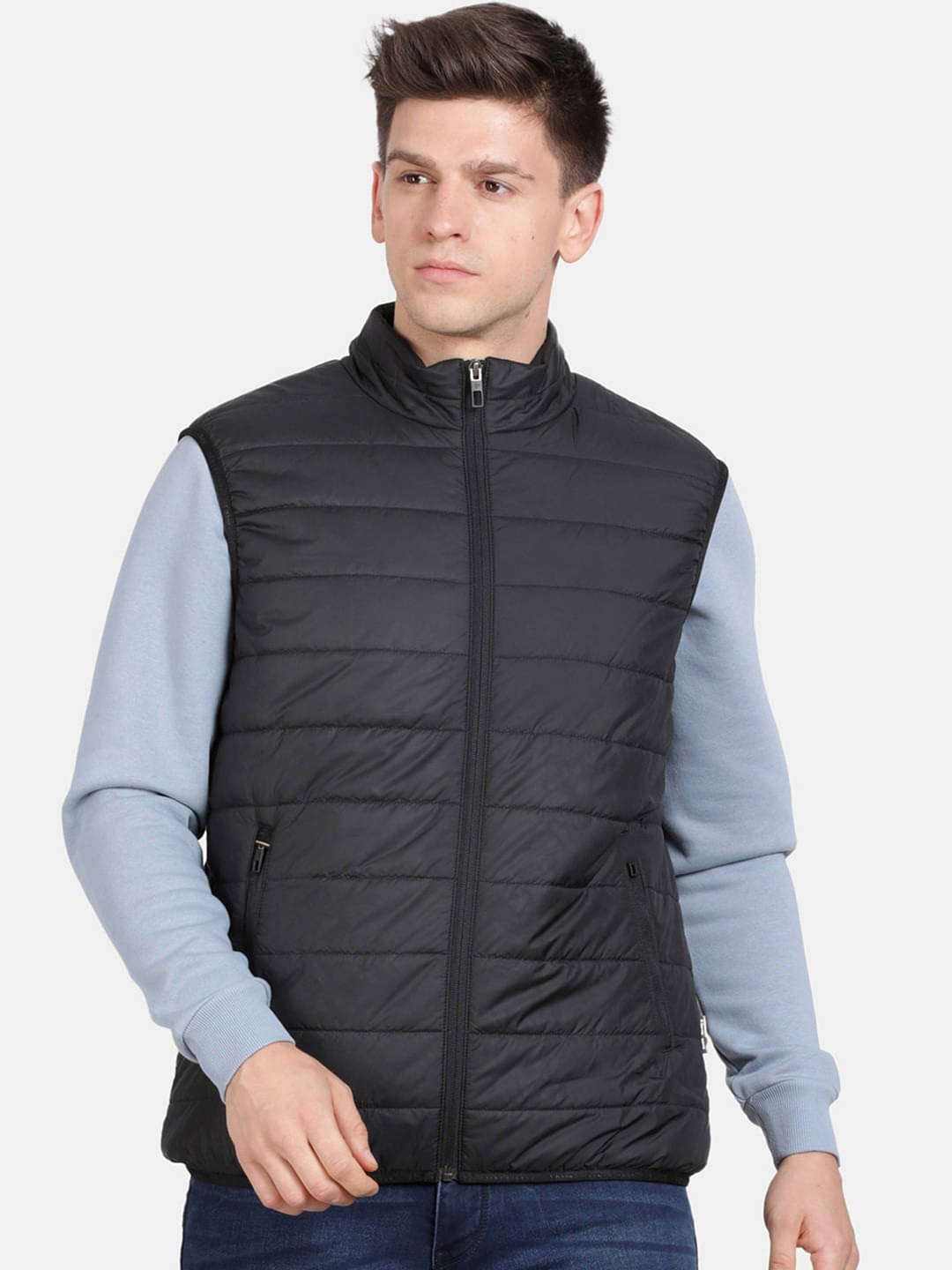PLUS PARADISE Polyester Men's Puffer Jacket - Black ( Pack of 1 ) PLUS PARADISE Polyester Men's Puffer Jacket - Black ( Pack of 1 )