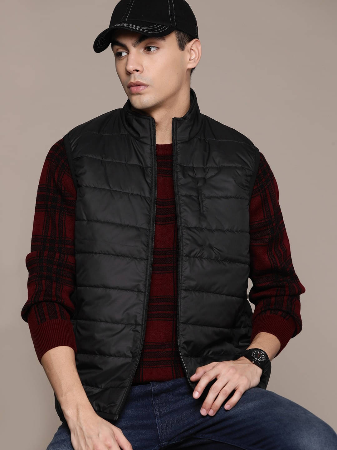 PLUS PARADISE Polyester Men's Puffer Jacket - Black ( Pack of 1 ) PLUS PARADISE Polyester Men's Puffer Jacket - Black ( Pack of 1 )