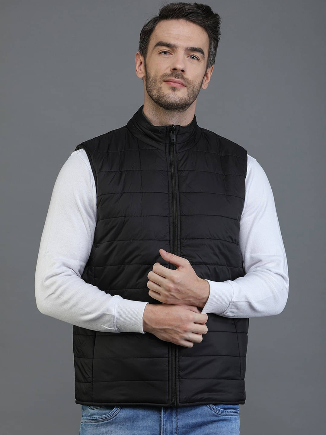 PLUS PARADISE Polyester Men's Puffer Jacket - Black ( Pack of 1 ) PLUS PARADISE Polyester Men's Puffer Jacket - Black ( Pack of 1 )