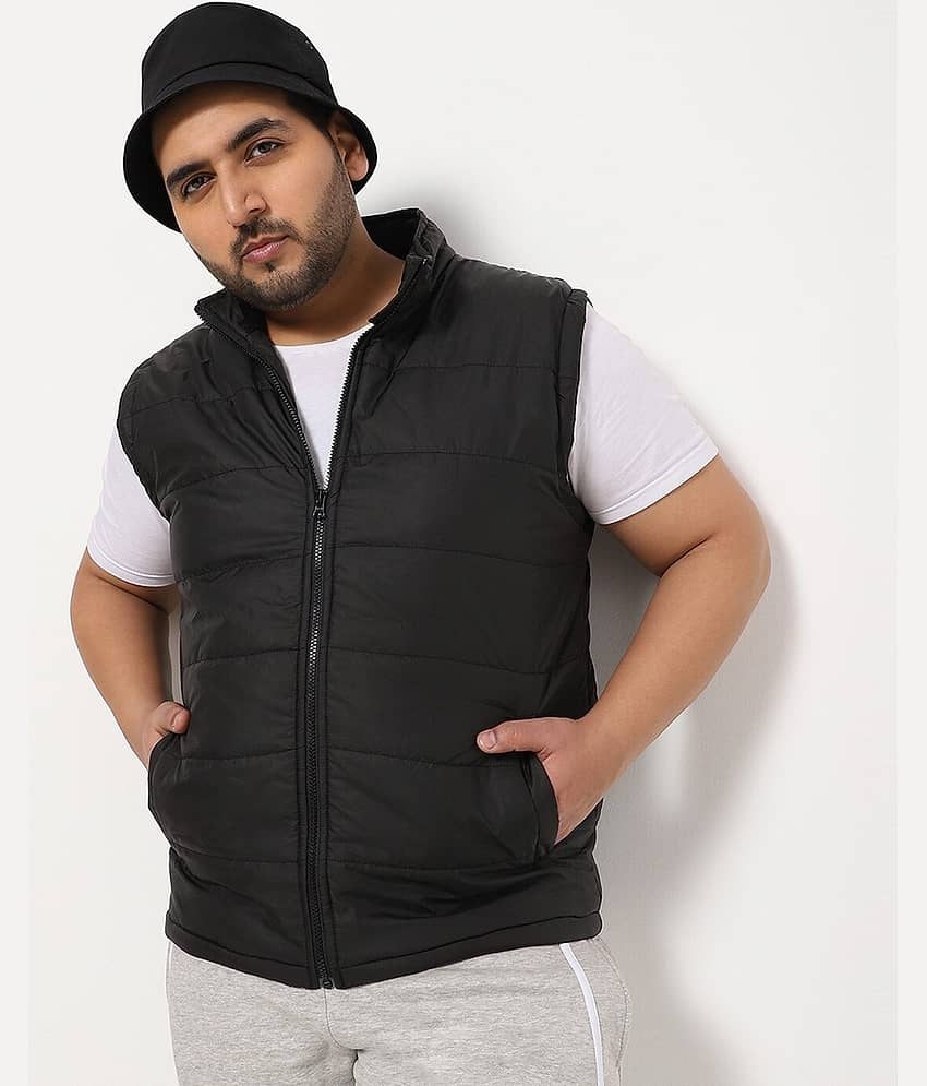PLUS PARADISE Polyester Men's Puffer Jacket - Black ( Pack of 1 ) - Jackets & Coats | Buy online on ZillyBuy