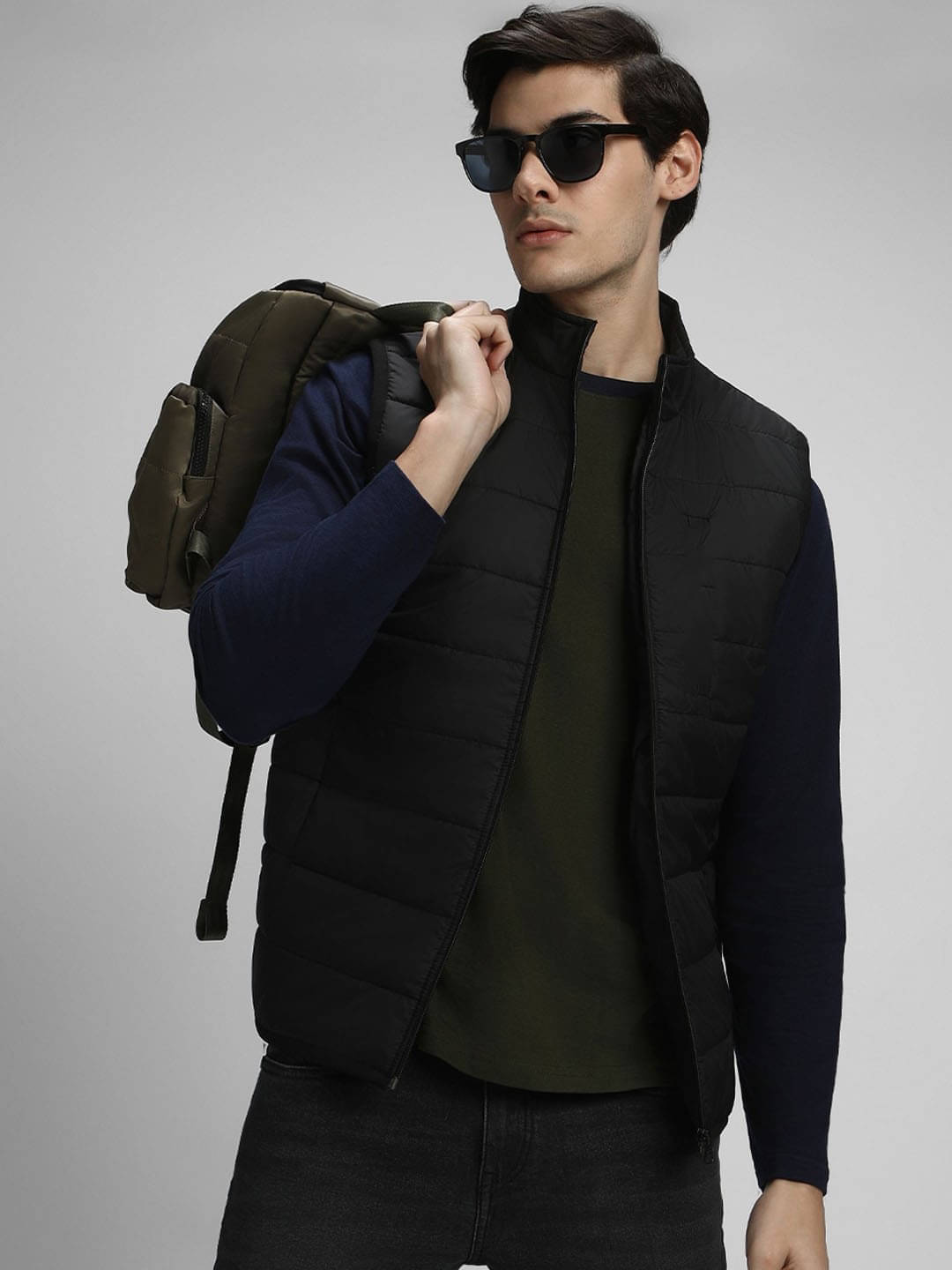     			PLUS PARADISE Polyester Men's Puffer Jacket - Black ( Pack of 1 )