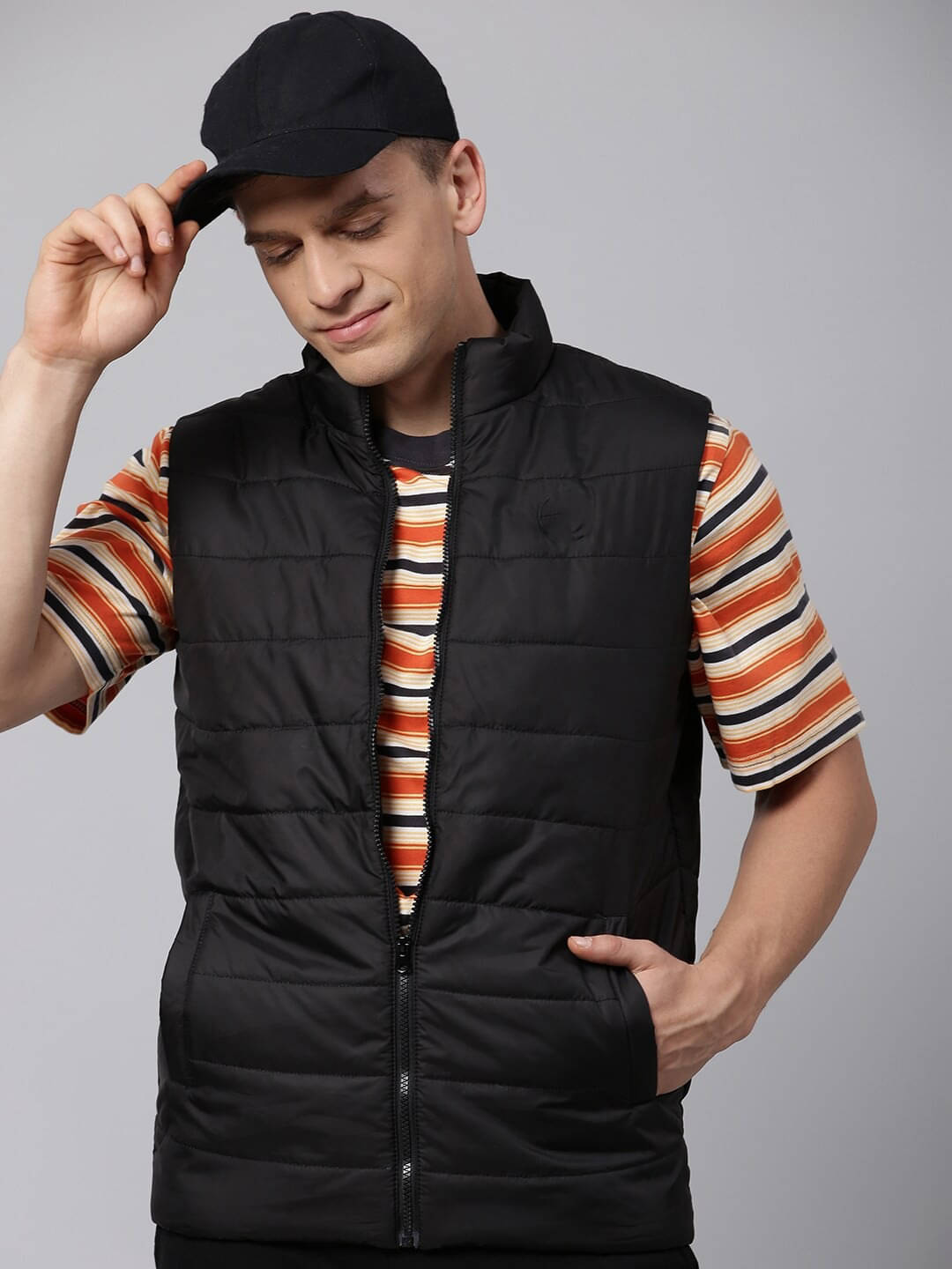 PLUS PARADISE Polyester Men's Puffer Jacket - Black ( Pack of 1 ) PLUS PARADISE Polyester Men's Puffer Jacket - Black ( Pack of 1 )