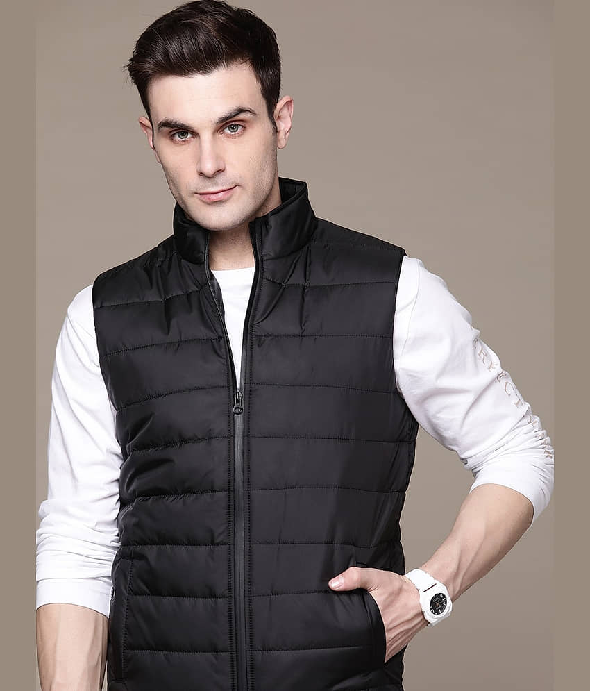 PLUS PARADISE Polyester Men's Puffer Jacket - Black ( Pack of 1 ) - Jackets & Coats | Buy online on ZillyBuy