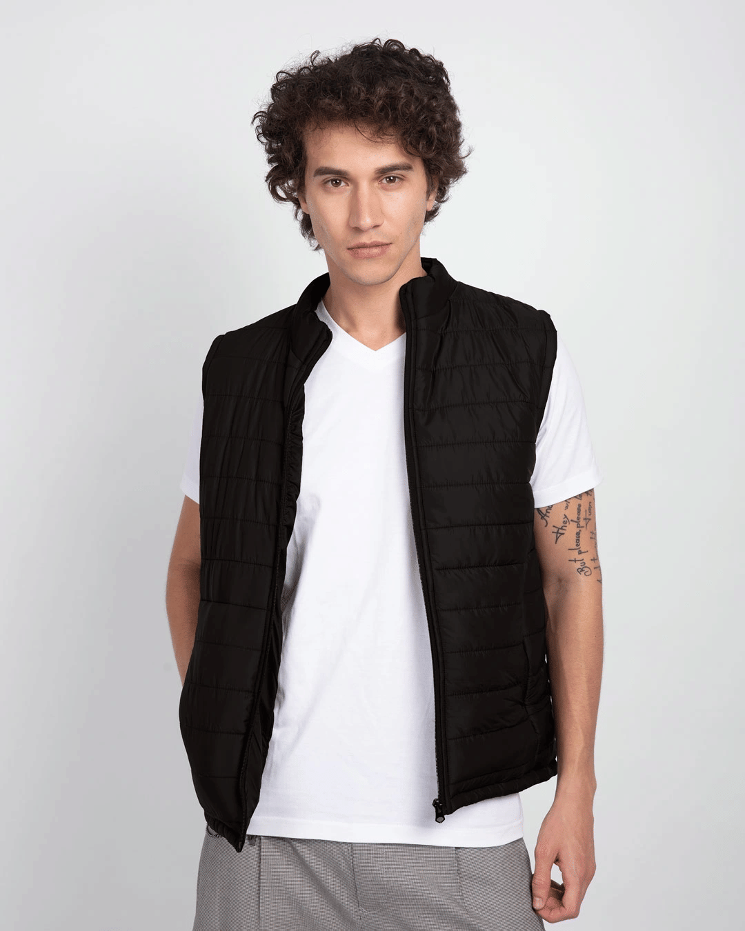 PLUS PARADISE Polyester Men's Puffer Jacket - Black ( Pack of 1 ) - Jackets & Coats | Buy online on ZillyBuy