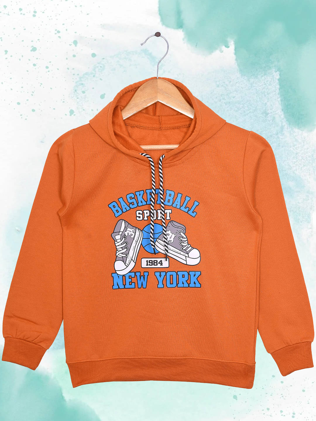    			RELANE Pack of 1 Boys Fleece Sweatshirt ( Orange )